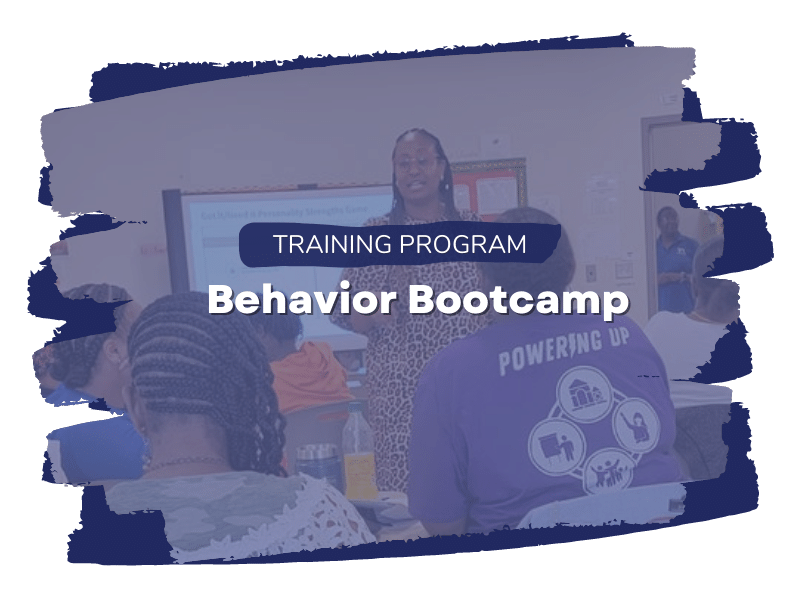 Behavior Bootcamp training 