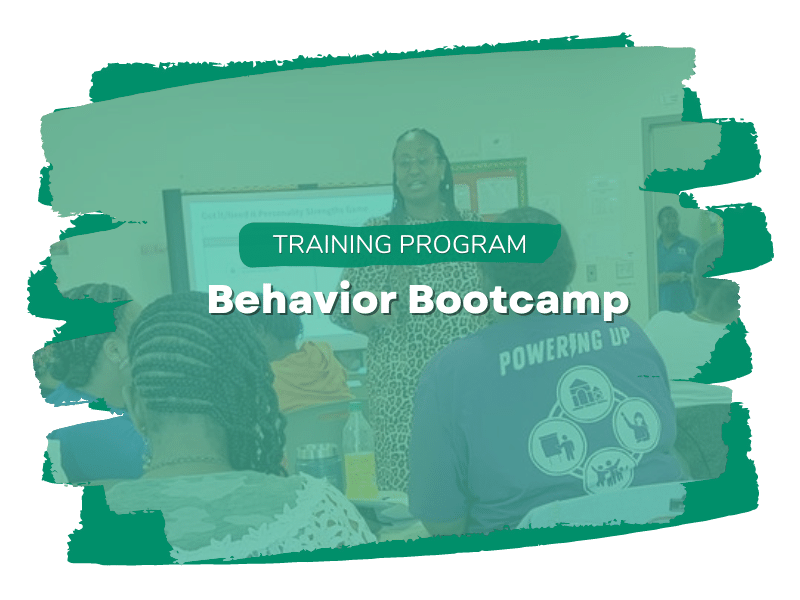 Behavior Bootcamp training
