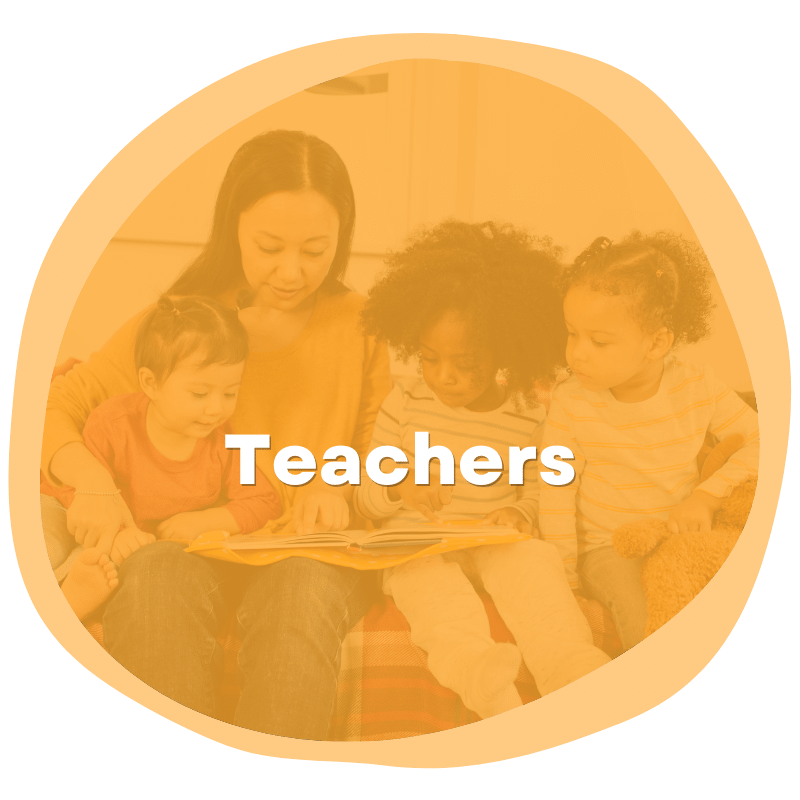 Teacher working with early learners